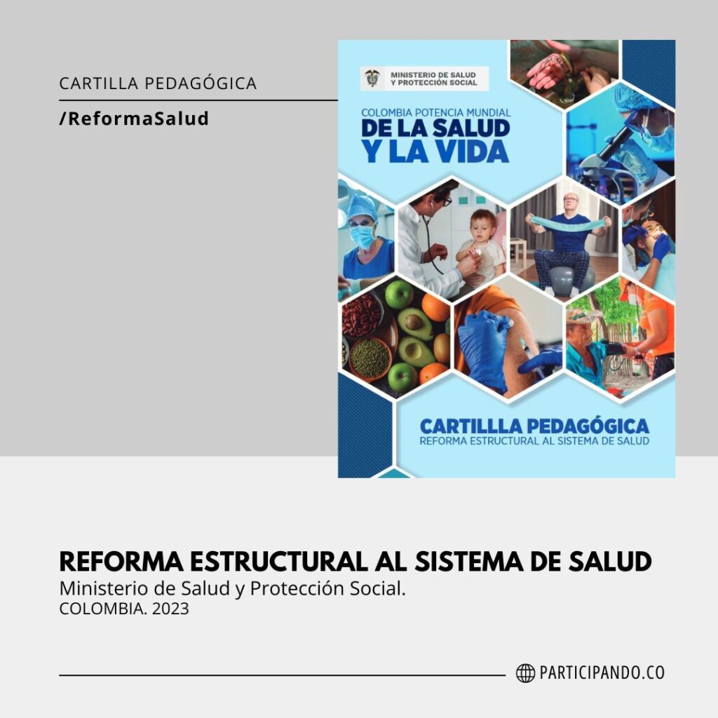 Enlace a Cartilla pedagógica Reforma estructural al sistema de salud