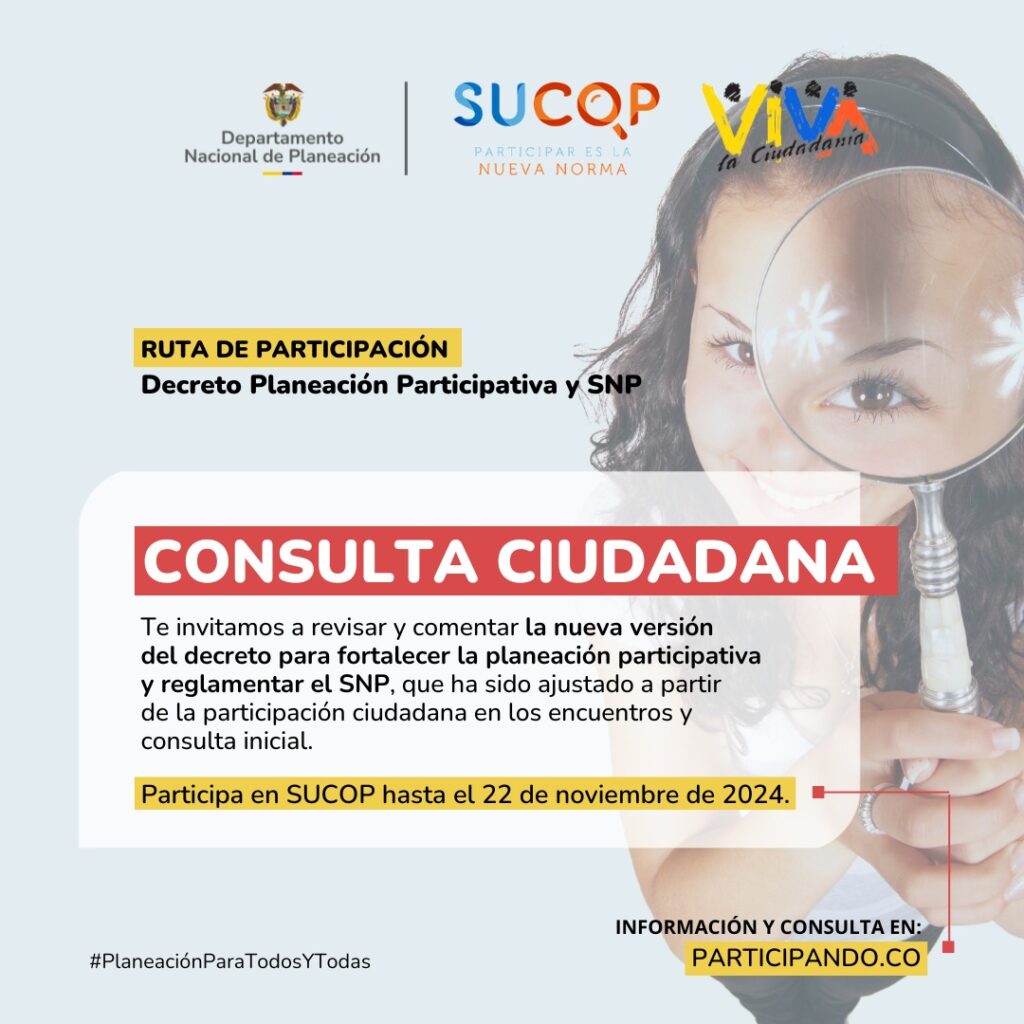 Consulta ciudadana SNP en SUCOP